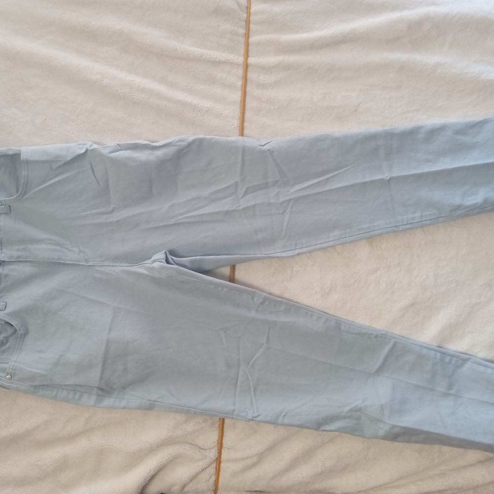 Chic Light Blue Trousers